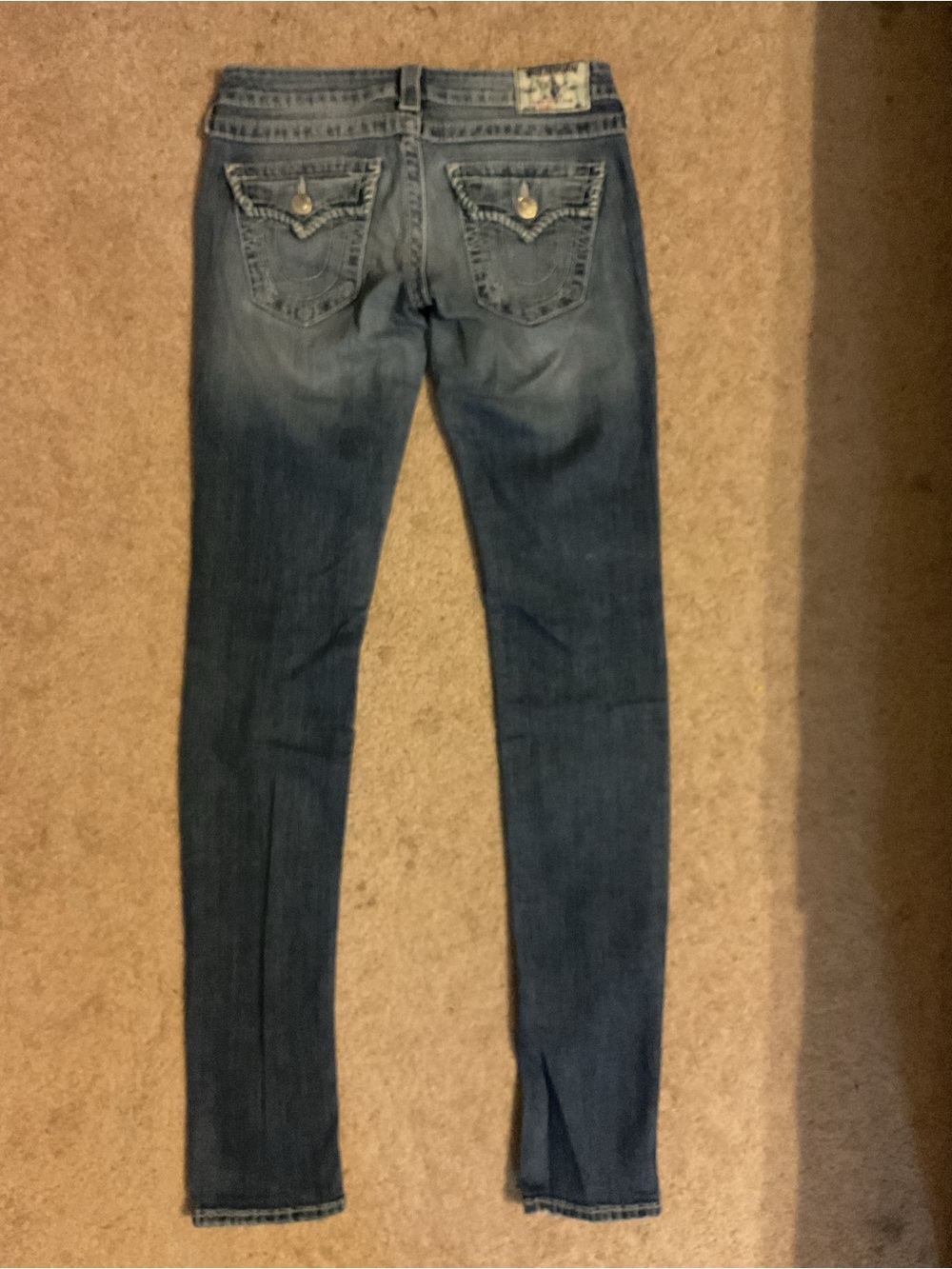 True Religion Women's Skinny Jeans in Faded Blue - Picture 5 of 5